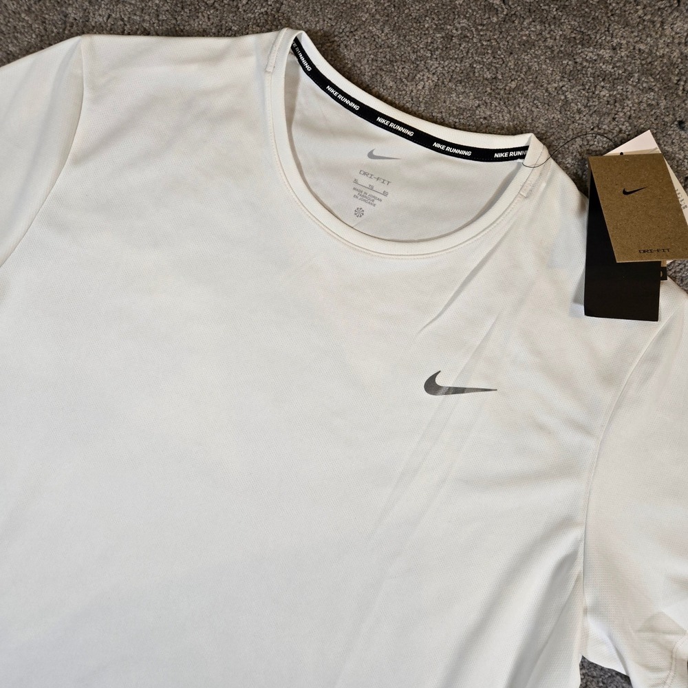 Nike Dri-fit Men's Miller UV 40 SPF Running Short Sleeve Shirt NWT